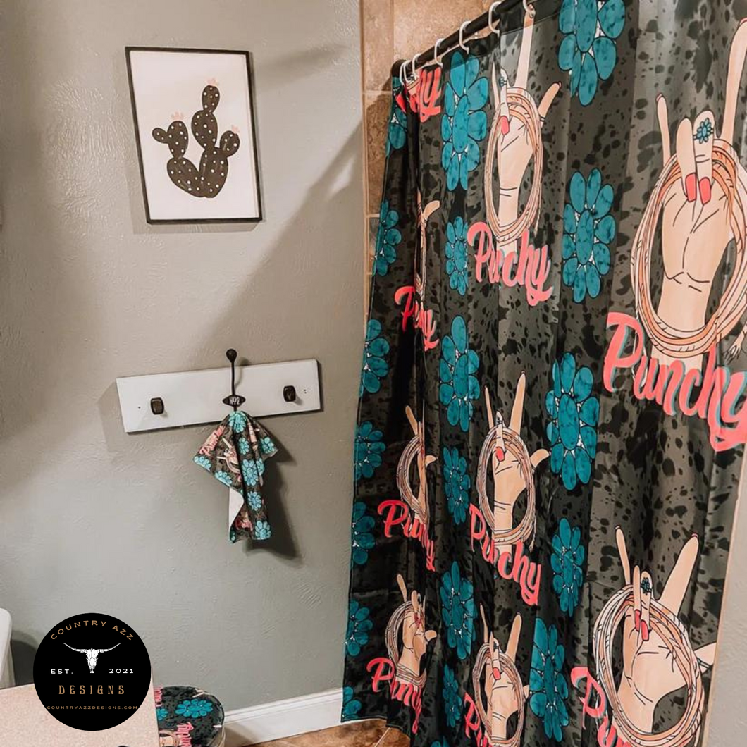 Punchy Ropes Shower Curtain