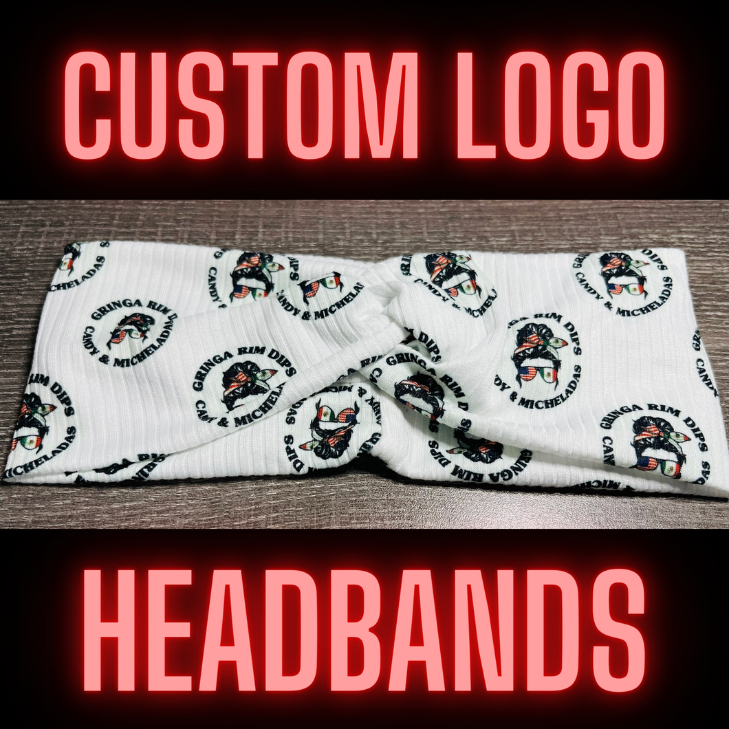 Custom Logo Headband Set of 4