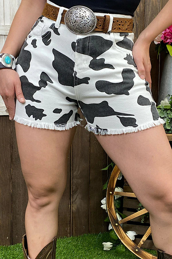 Holy Cowprint Shorts