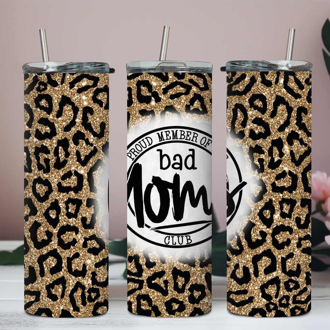 Gold Leopard Proud Bad Moms Club